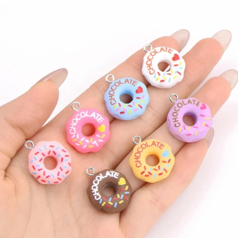 Resin Crafts Diy - 10 peças de pingentes de resina