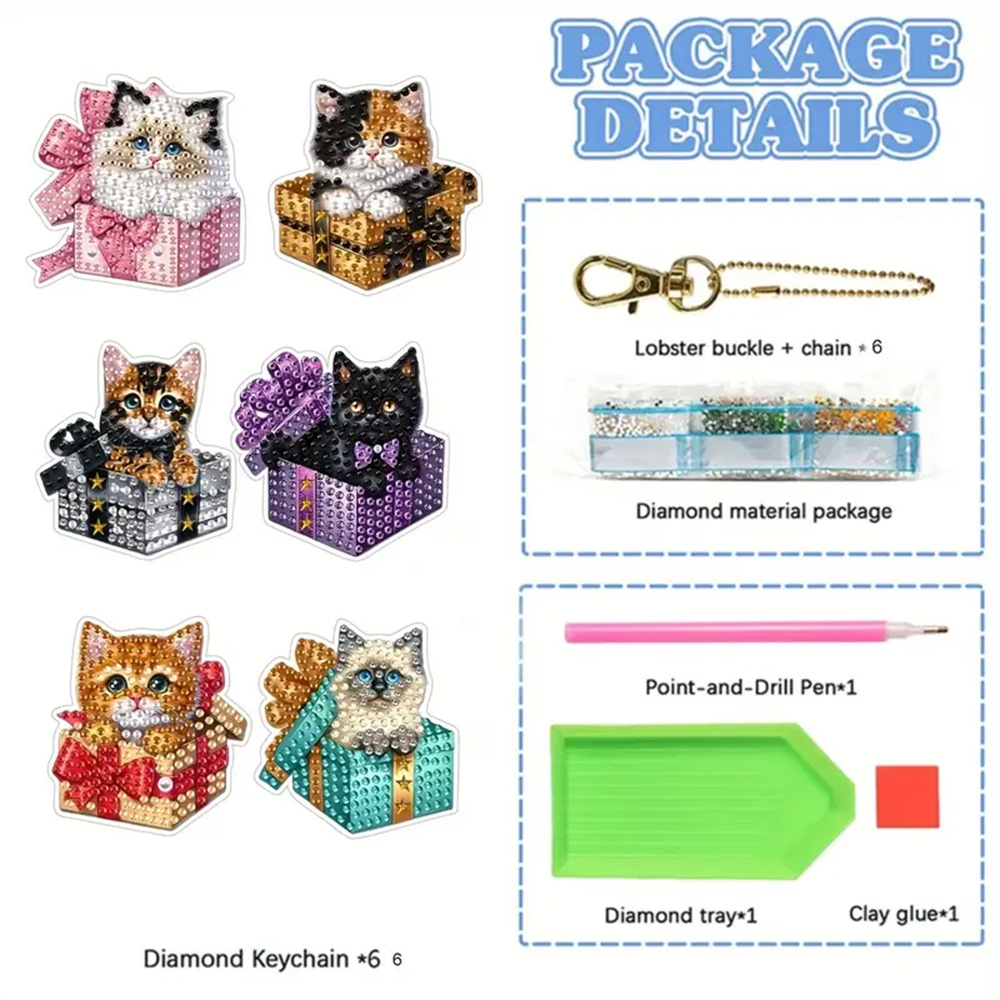 Chaveiro de diamante DIY de 6  - Resin Craft Ideas avaliação e preço