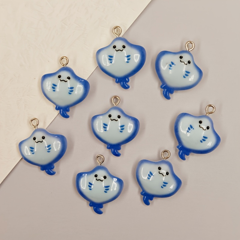 6 peças de pingentes de resina - Resin Crafts Diy avaliação e preço