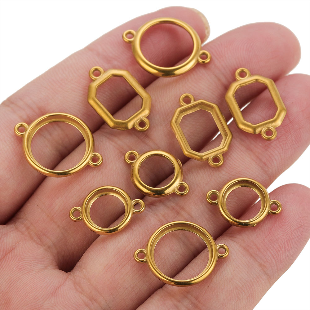 10 Peças de Aço Inoxidável, Pi - Bezels Set Pendant avaliação e preço